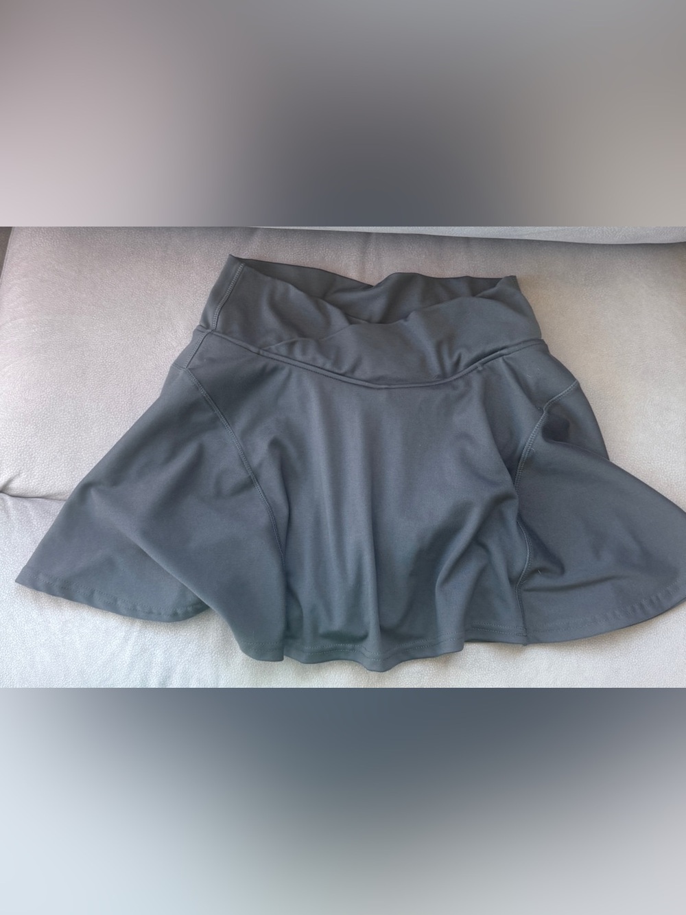 Women’s Black Active Skort with Flared Skirt